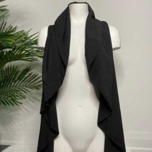 Black cape blazer